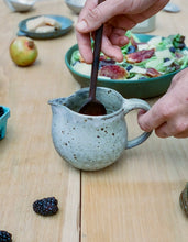 Load image into Gallery viewer, Earthen Salad Dressing Pitcher in Sparrow's Egg