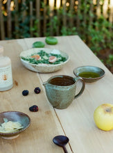 Load image into Gallery viewer, Earthen Salad Dressing Pitcher in Moss
