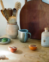 Load image into Gallery viewer, Earthen Salad Dressing Pitcher in Seaweed
